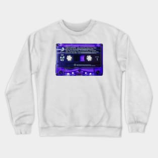 Vintage Purple Cassette Crewneck Sweatshirt